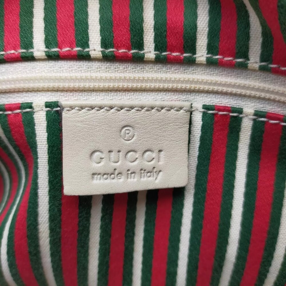 567258AD Gucci Tote Bag Brown Nylon - Picture 7 of 9